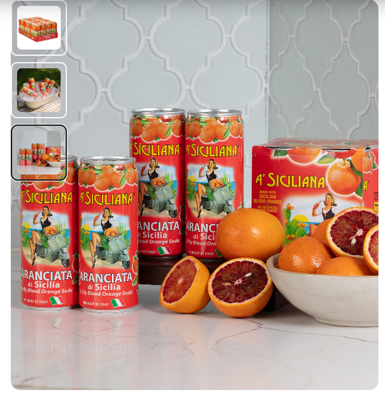A'sicilian Italian Blood Orange Soda