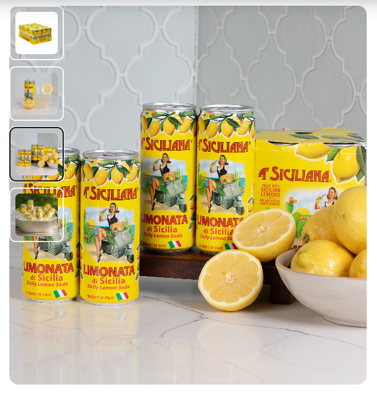 A'sicilian Italian Lemon Soda
