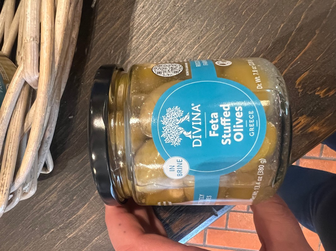 FETA CHEESE STUFFED GREEN OLIVES