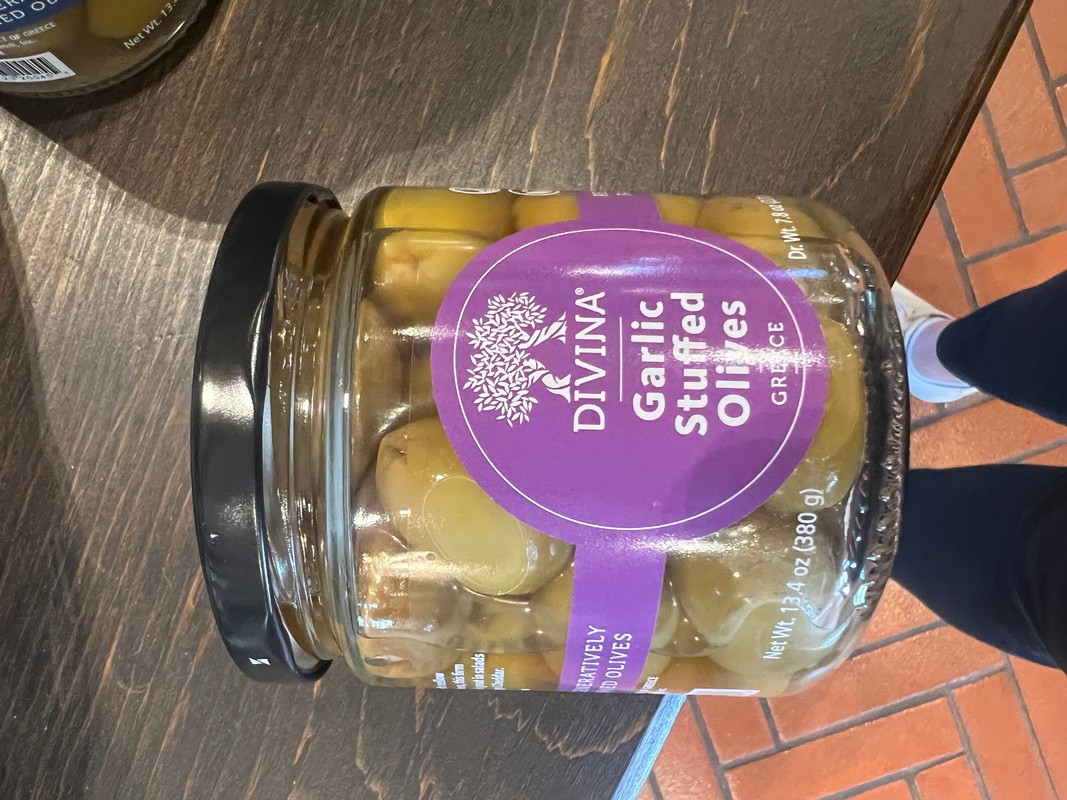 GARLIC STUFFED GREEN OLIVES