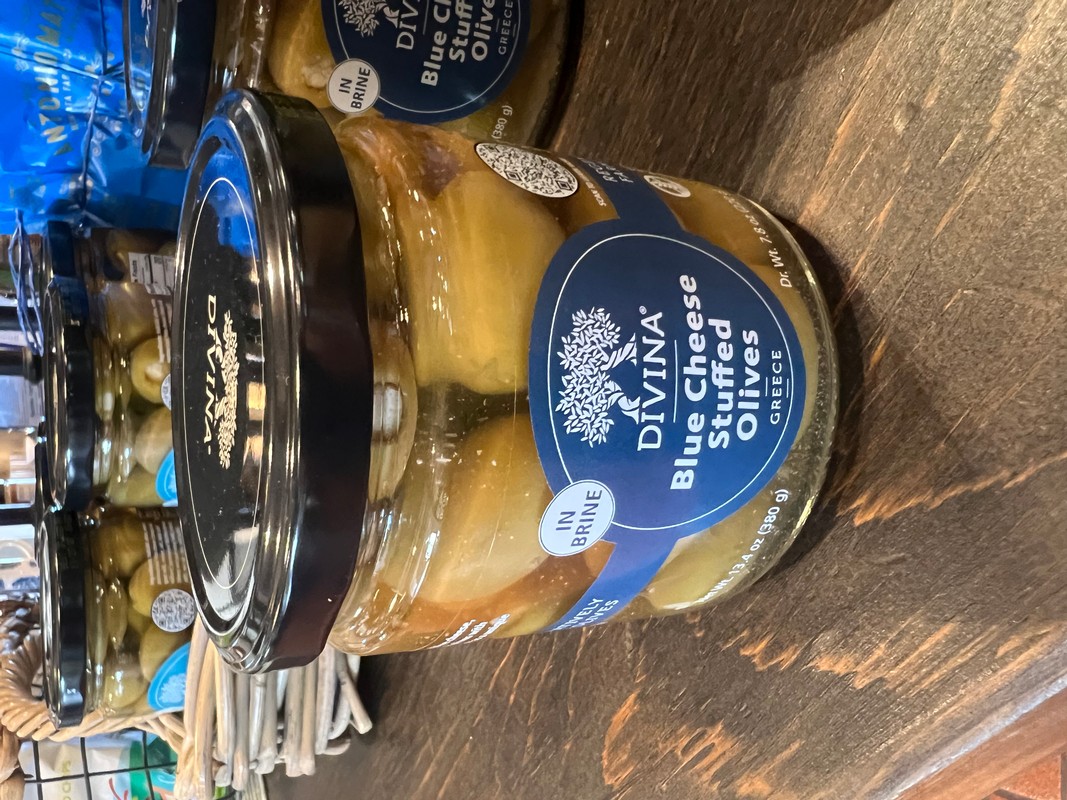 BLUE CHEESE STUFFED GREEN OLIVES