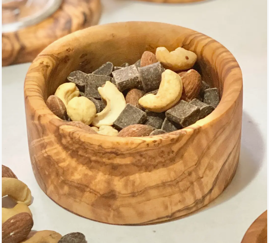 Olv Wood Nut Large Bowl