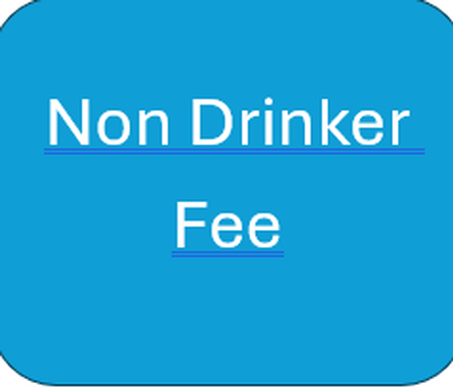 Non Drinker/Seated Fee