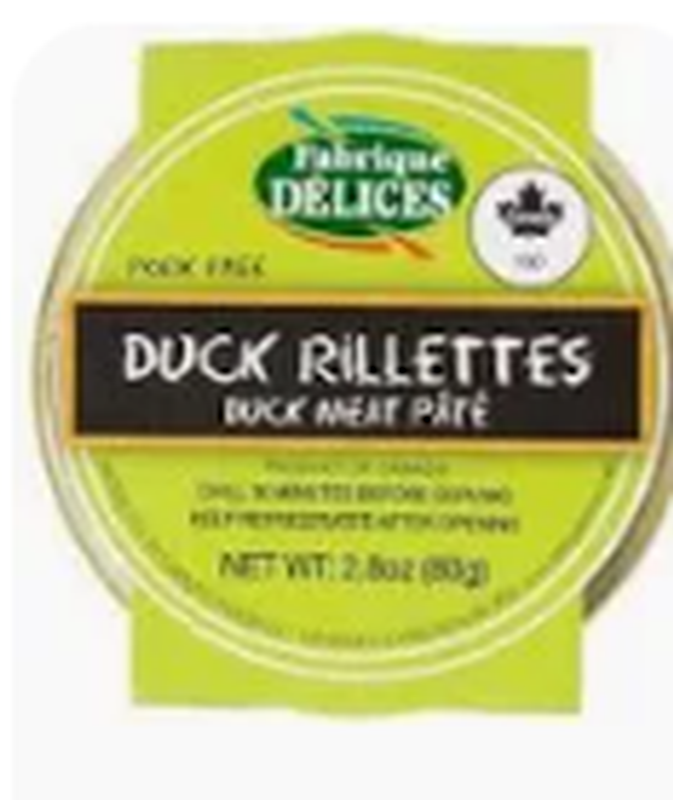 FD DUCK RILLETTES JAR